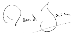 David Jamiesons signature